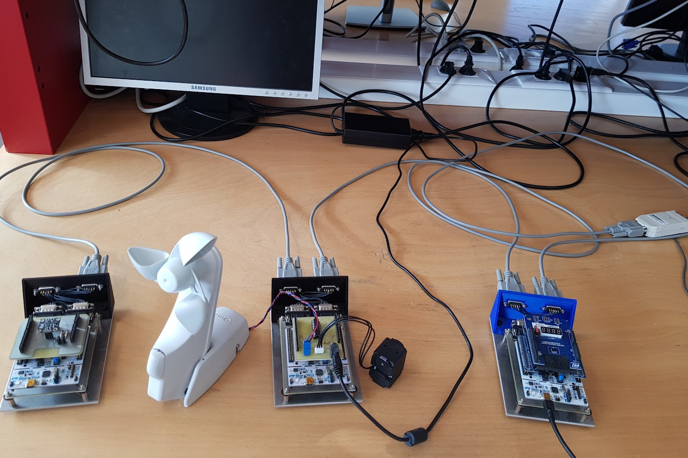 Distributed CAN Sensor Network — Communication · Data acquisition